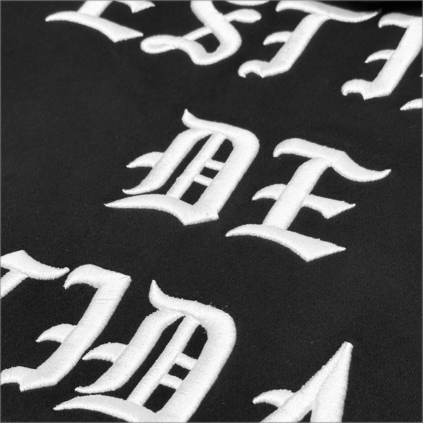 画像4: 【送料無料】KustomStyle カスタムスタイル ESTILO CALIFAS プルオーバーパーカー BLACK (4)