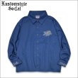 画像1: 【送料無料】KustomStyle カスタムスタイル CYPRESS L/Sシャツ BLUE (1)