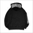 画像2: 【送料無料】KustomStyle カスタムスタイル CHAVO LOGO プルオーバーパーカー BLACK (2)