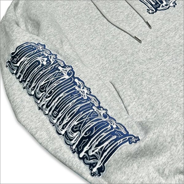 画像5: 【送料無料】KustomStyle カスタムスタイル CHAVO LOGO プルオーバーパーカー ASH (5)