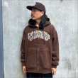 画像3: 【送料無料】KustomStyle カスタムスタイル HAVOC ZIPパーカー BROWN (3)