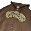 画像4: 【送料無料】KustomStyle カスタムスタイル HAVOC ZIPパーカー BROWN (4)