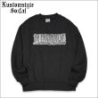 画像1: 【送料無料】KustomStyle カスタムスタイル CHAVO LOGO クルーネックスウェット BLACK (1)