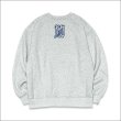 画像2: 【送料無料】KustomStyle カスタムスタイル CHAVO LOGO クルーネックスウェット ASH (2)