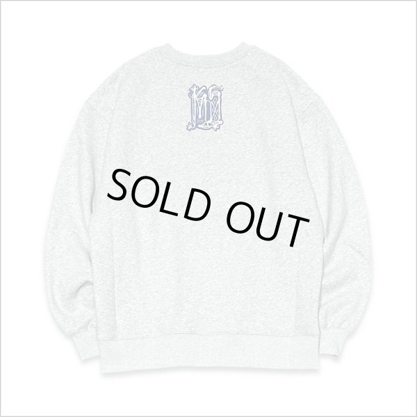 画像2: 【送料無料】KustomStyle カスタムスタイル CHAVO LOGO クルーネックスウェット ASH (2)