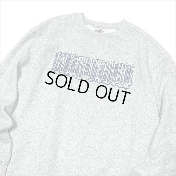 画像4: 【送料無料】KustomStyle カスタムスタイル CHAVO LOGO クルーネックスウェット ASH (4)