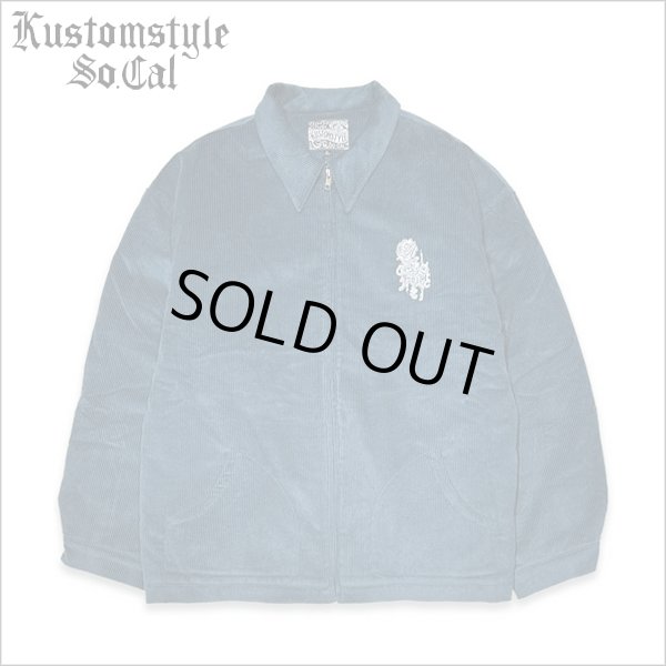 画像1: 【送料無料】KustomStyle カスタムスタイル K/S ROSE CORDUROY JKT LAKE BLUE (1)