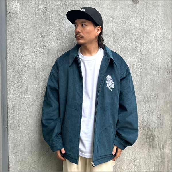 画像3: 【送料無料】KustomStyle カスタムスタイル K/S ROSE CORDUROY JKT LAKE BLUE (3)