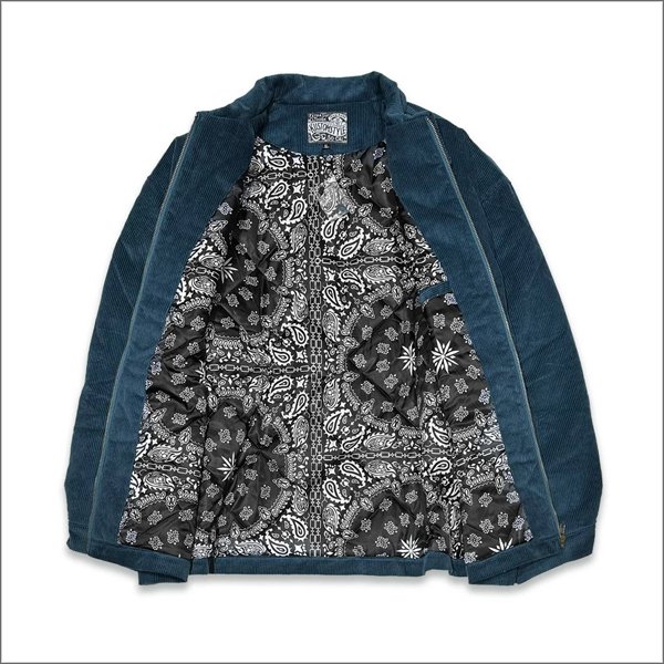 画像4: 【送料無料】KustomStyle カスタムスタイル K/S ROSE CORDUROY JKT LAKE BLUE (4)