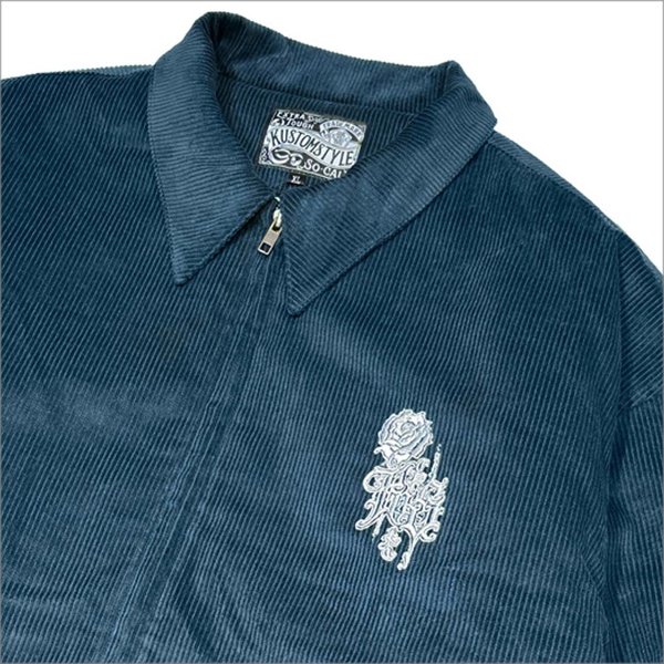 画像5: 【送料無料】KustomStyle カスタムスタイル K/S ROSE CORDUROY JKT LAKE BLUE (5)