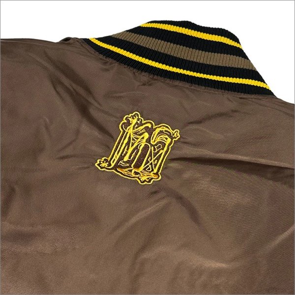 画像6: 【送料無料】KustomStyle カスタムスタイル CHAVO LOGO NYLON STADIUM JKT BROWN (6)