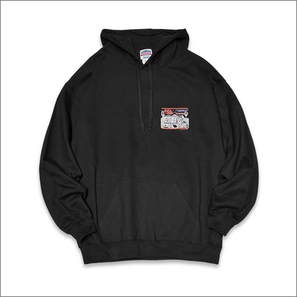 画像2: 【送料無料】KustomStyle カスタムスタイル KSPS プルオーバーパーカー BLACK (2)