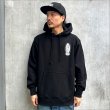 画像3: 【送料無料】KustomStyle カスタムスタイル KEEP MANNERSプルオーバーパーカー BLACK (3)