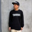 画像3: KustomStyle カスタムスタイル FUCKIN' BANDANA L/S Tシャツ BLACK	 (3)
