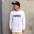画像3: KustomStyle カスタムスタイル FUCKIN' BANDANA L/S Tシャツ WHITE (3)