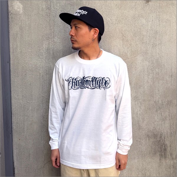 画像3: KustomStyle カスタムスタイル FUCKIN' BANDANA L/S Tシャツ WHITE (3)