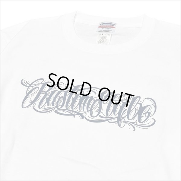 画像5: KustomStyle カスタムスタイル FUCKIN' BANDANA L/S Tシャツ WHITE (5)