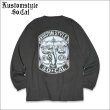 画像1: KustomStyle カスタムスタイル RINPYO L/S Tシャツ SUMI (1)
