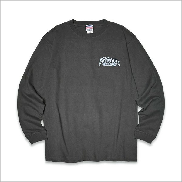 画像2: KustomStyle カスタムスタイル RINPYO L/S Tシャツ SUMI (2)