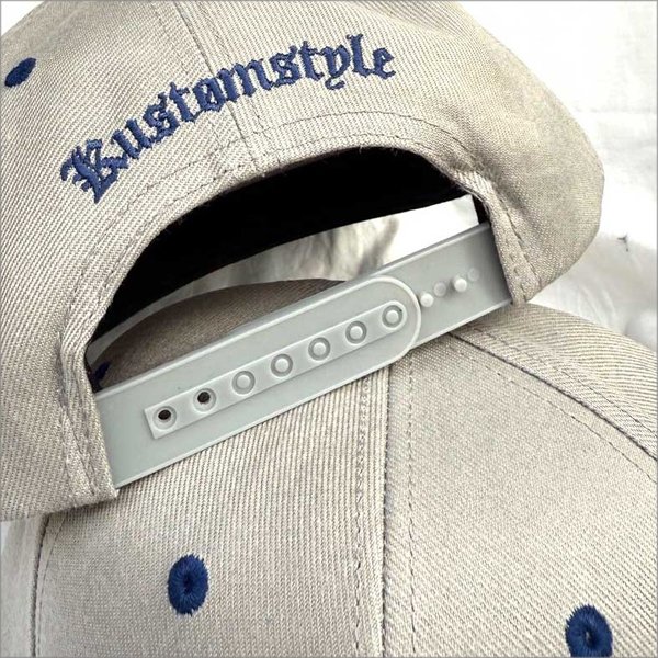 画像3: KustomStyle カスタムスタイル LA-BANDANA スナップバックCAP NAVY/GRAY (3)