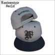画像1: KustomStyle カスタムスタイル K DIA スナップバックCAP BLACK/CHARCOAL GRAY (1)