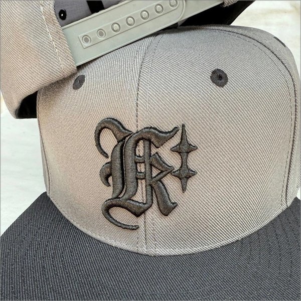 画像2: KustomStyle カスタムスタイル K DIA スナップバックCAP BLACK/CHARCOAL GRAY (2)