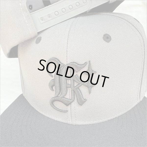 画像2: KustomStyle カスタムスタイル K DIA スナップバックCAP BLACK/CHARCOAL GRAY (2)