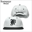 画像1: KustomStyle カスタムスタイル K DIA スナップバックCAP BLACK/WHITE (1)