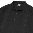 画像4: 【送料無料】KustomStyle カスタムスタイル LONGROOF L/Sキューバシャツ BLACK (4)