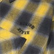 画像4: 【送料無料】KustomStyle カスタムスタイル ROOTED IN THE STREETS L/Sチェックシャツ YELLOW (4)