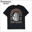 画像1: KustomStyle カスタムスタイル SIDEFACE Tシャツ BLACK (1)