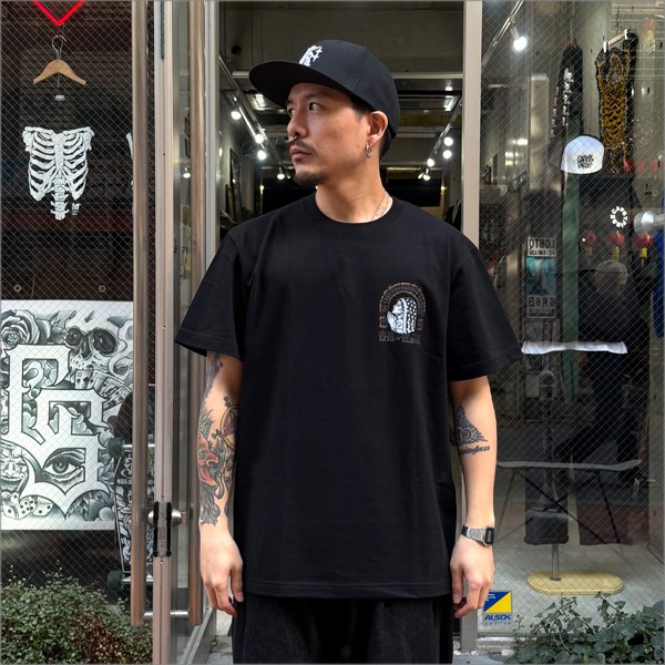 画像3: KustomStyle カスタムスタイル SIDEFACE Tシャツ BLACK (3)