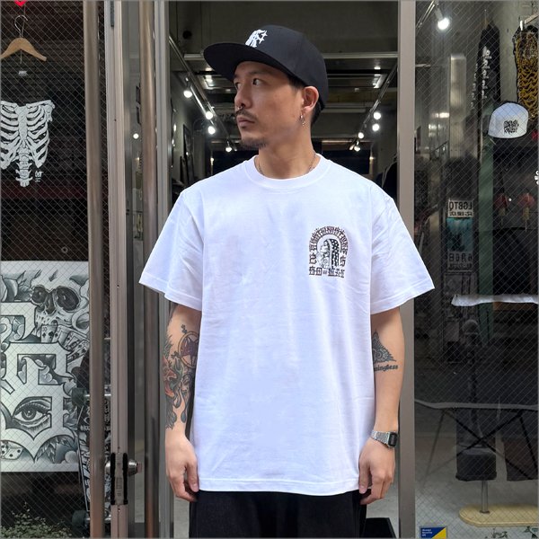 画像3: KustomStyle カスタムスタイル SIDEFACE Tシャツ WHITE (3)