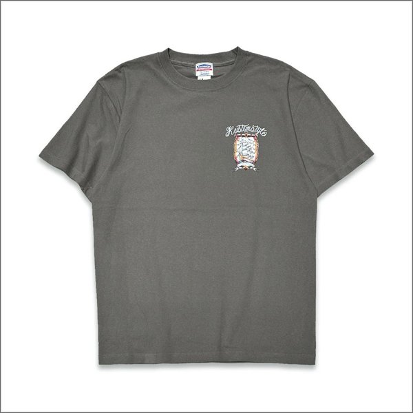 画像2: KustomStyle カスタムスタイル SHIP Tシャツ H.BLACK (2)