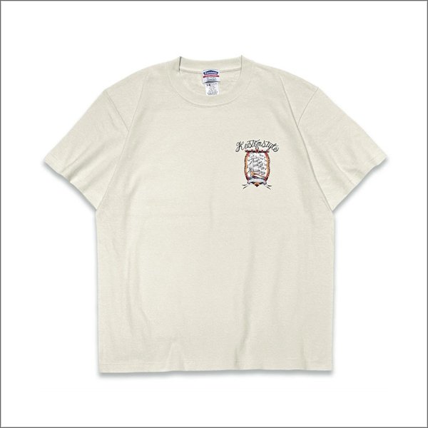 画像2: KustomStyle カスタムスタイル SHIP Tシャツ CREAM (2)