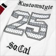 画像4: 【送料無料】KustomStyle カスタムスタイル 25TH BANDANA メッシュ ホッケージャージー WHITE	 (4)