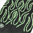 画像3: KustomStyle カスタムスタイル FLAMES SOCKS BLACK (3)