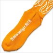 画像5: KustomStyle カスタムスタイル FLAMES SOCKS ORANGE (5)