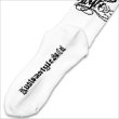 画像4: KustomStyle カスタムスタイル NORM LOGO SOCKS WHITE (4)