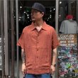 画像3: 【送料無料】KustomStyle カスタムスタイル LONGROOF S/S キューバシャツ BURNT ORANGE (3)