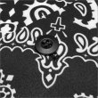画像5: 【送料無料】KustomStyle カスタムスタイル NORM BANDANA S/S オープンカラーシャツ BLACK (5)
