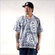 画像3: 【送料無料】KustomStyle カスタムスタイル NORM BANDANA S/S オープンカラーシャツ WHITE (3)