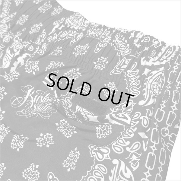 画像5: 【送料無料】KustomStyle カスタムスタイル NORM BANDANA ボードショーツ BLACK (5)