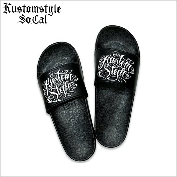 画像1: KustomStyle カスタムスタイル NORM MAKE IT RAIN サンダル BLACK (1)