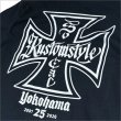画像4: KustomStyle カスタムスタイル IRON CROSS 25th Tシャツ BLACK (4)