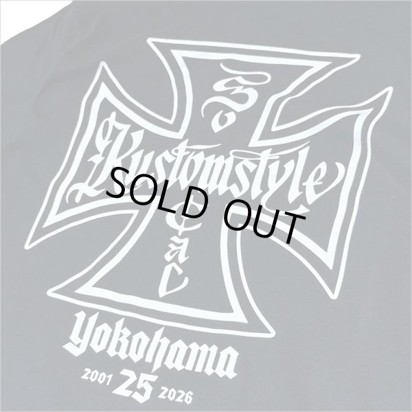 画像4: KustomStyle カスタムスタイル IRON CROSS 25th Tシャツ BLACK (4)