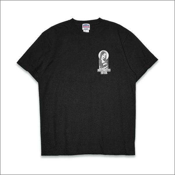 画像2: KustomStyle カスタムスタイル MG CHARLIE BROWN Tシャツ BLACK (2)