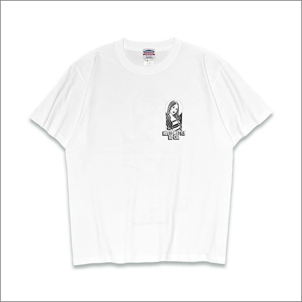 画像2: KustomStyle カスタムスタイル MG CHARLIE BROWN Tシャツ WHITE (2)