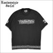 画像1: 【送料無料】KustomStyle カスタムスタイル FUCKIN' SCRIPT- FOOTBALL JERSEY BLACK (1)