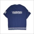画像2: 【送料無料】KustomStyle カスタムスタイル FUCKIN' SCRIPT- FOOTBALL JERSEY NAVY (2)